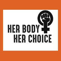 Her Body Her Choice Poster Vintage Unisex Hoodie | Artistshot