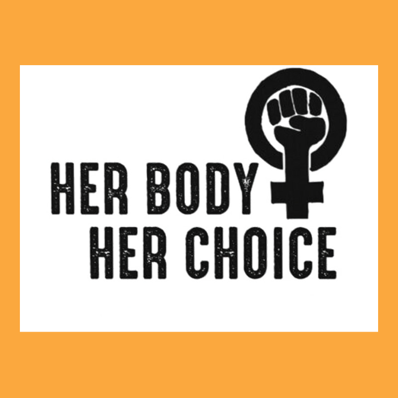 Her Body Her Choice Poster Vintage Zipper Hoodie by persiefennink | Artistshot