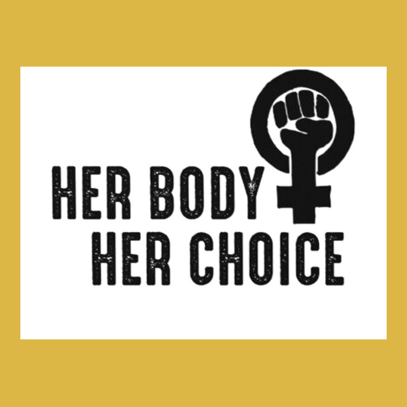 Her Body Her Choice Poster Vintage Classic T-shirt by persiefennink | Artistshot