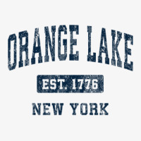 Orange Lake New York Ny Vintage Athletic Sports Design Ladies Fitted T-shirt | Artistshot