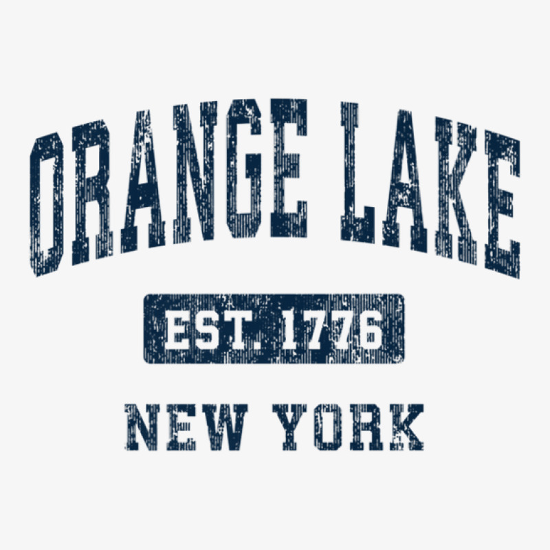 Orange Lake New York Ny Vintage Athletic Sports Design Ladies Fitted T-Shirt by legatgzlezy | Artistshot