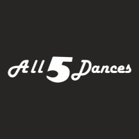 Community All Five Dances White Ladies Fitted T-shirt | Artistshot