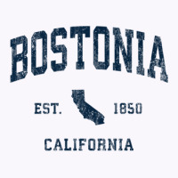 Bostonia California Ca Vintage Athletic Navy Sports Design Tank Top | Artistshot