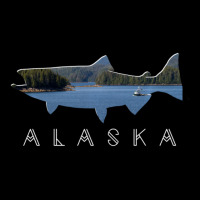 Limited Edition Alaskan King Salmon With Fishing Boat Saltwater Fisher Cropped Hoodie | Artistshot