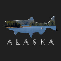 Limited Edition Alaskan King Salmon With Fishing Boat Saltwater Fisher Ladies Polo Shirt | Artistshot