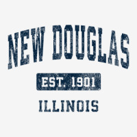 New Douglas Illinois Il Vintage Athletic Sports Design Adjustable Cap | Artistshot