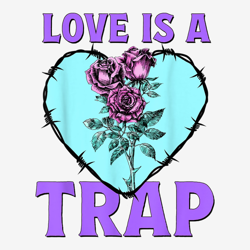 Anti Valentine Day Pastel Color Love A Trap Roses Thorns T Shirt Graphic Youth T-shirt | Artistshot