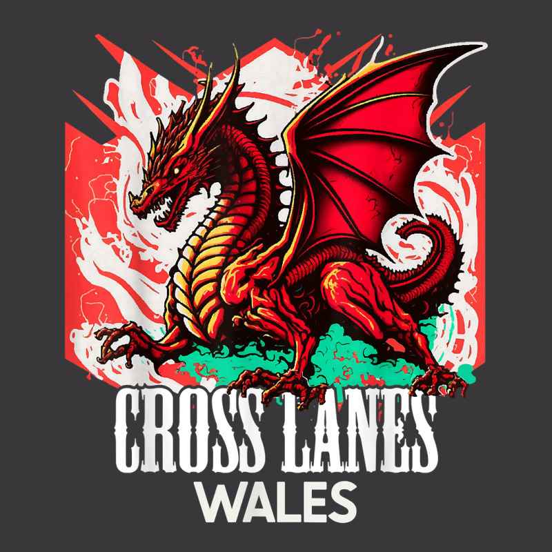 Cross Lanes Wales Welsh Flag Y Ddraig Goch Dragon T Shirt Ladies Curvy T-Shirt by barrydygertkkx | Artistshot