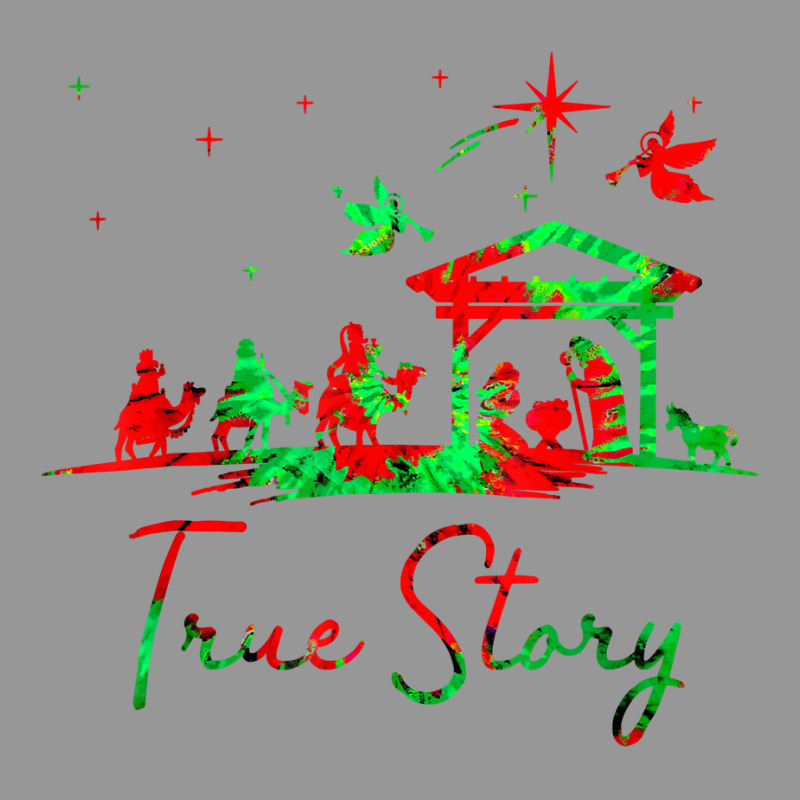 Christmas Nativity True Story Of Jesus Birth Tie Dye T Shirt Women's V-Neck T-Shirt by veroniquetour3tz | Artistshot