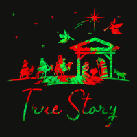 Christmas Nativity True Story Of Jesus Birth Tie Dye T Shirt Scorecard Crop Tee | Artistshot