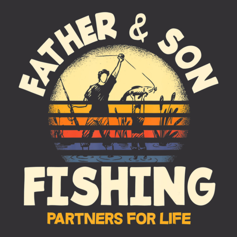 Limited Edition Father And Son Fishing Partners For Life Fishing Vintage Hoodie | Artistshot