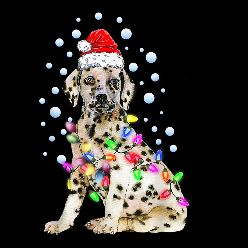 Dalmatian Dog Funny Cute Christmas Lights Puppy Lover T Shirt Youth Jogger by alysestick8m7 | Artistshot