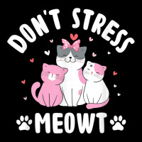 Don't Stress Meowt Cat Lover Positivity Kitten T Shirt Men's 3/4 Sleeve Pajama Set | Artistshot