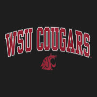 Womens Washington State Cougars Womens Arch Over Heather Gray Raglan B Classic T-shirt | Artistshot