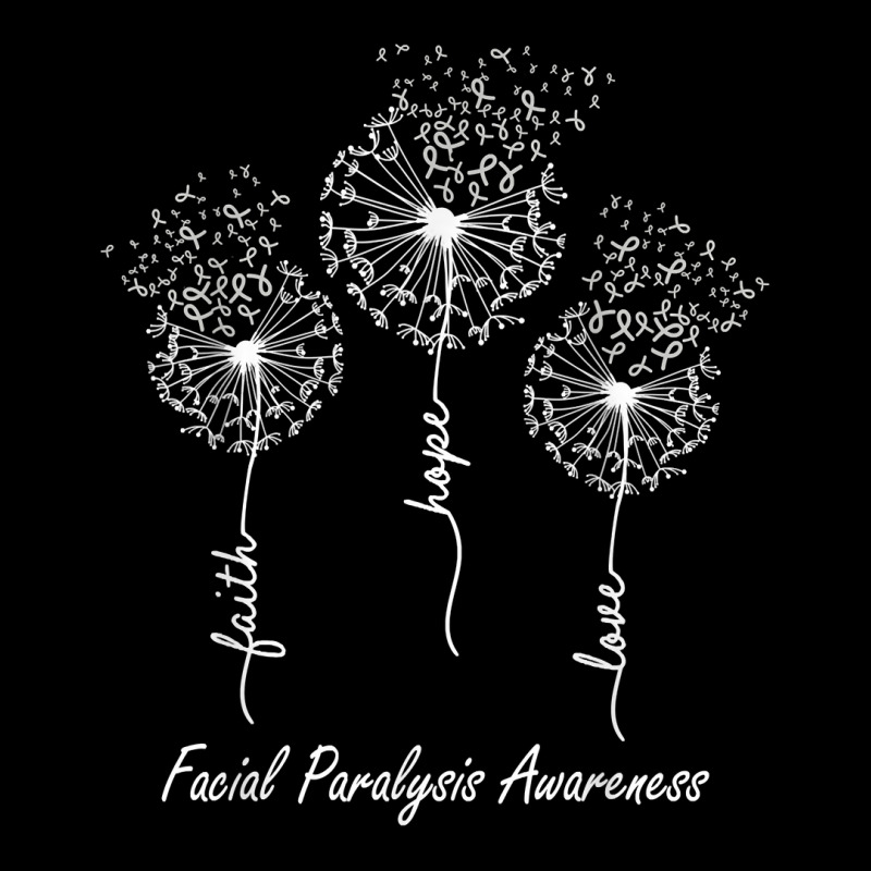 Facial Paralysis Awareness Faith Hope Love Dandelion T Shirt Graphic T-shirt by hyong5i4 | Artistshot