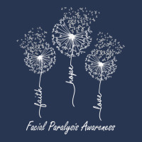 Facial Paralysis Awareness Faith Hope Love Dandelion T Shirt Men Denim Jacket | Artistshot