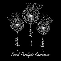 Facial Paralysis Awareness Faith Hope Love Dandelion T Shirt Lightweight Hoodie | Artistshot