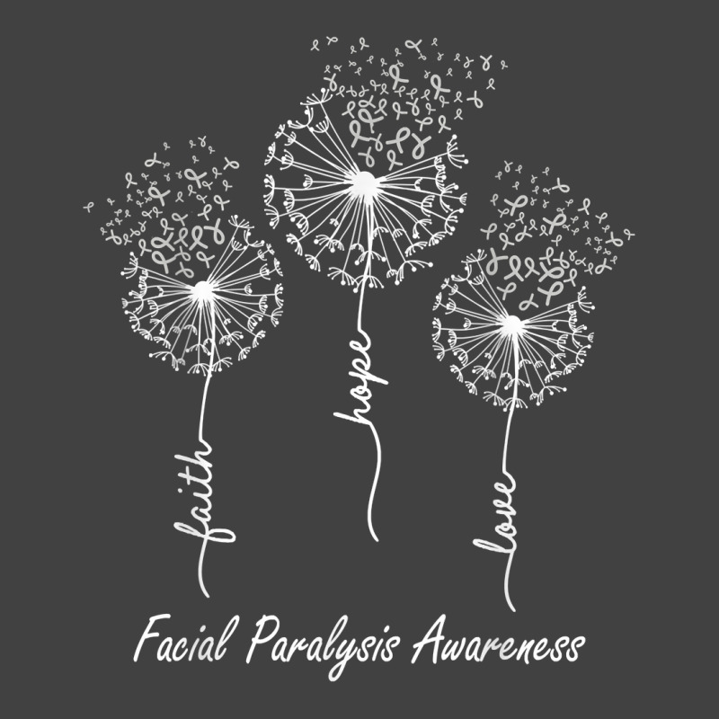 Facial Paralysis Awareness Faith Hope Love Dandelion T Shirt Vintage T-Shirt by hyong5i4 | Artistshot