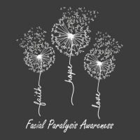 Facial Paralysis Awareness Faith Hope Love Dandelion T Shirt Men's Polo Shirt | Artistshot