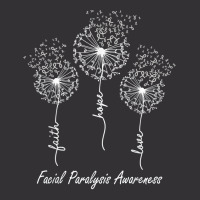 Facial Paralysis Awareness Faith Hope Love Dandelion T Shirt Vintage Hoodie And Short Set | Artistshot