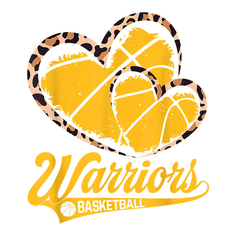 Golden 2022 Basketball Leopard Heart For Men Women Warriors T Shirt Unisex Hoodie | Artistshot