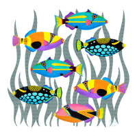 Limited Edition Hawaiian Triggerfish Coral Reef Tropical Fish Sticker | Artistshot