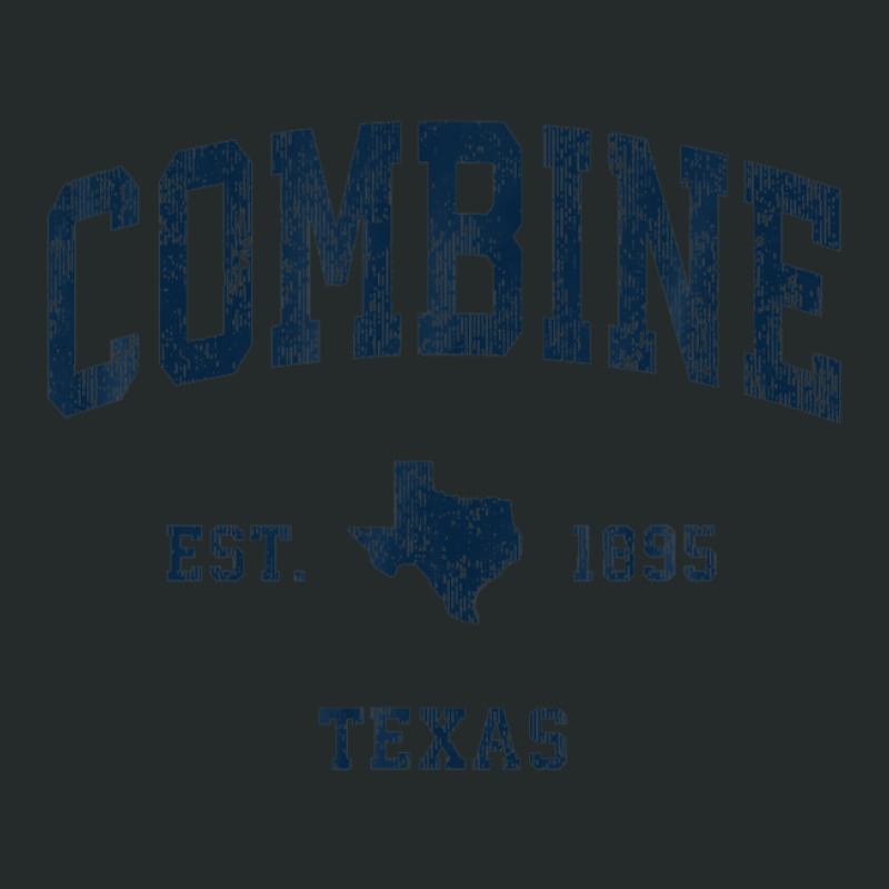 Combine Texas Tx Vintage Athletic Navy Sports Design Women's Triblend Scoop T-shirt by legatgzlezy | Artistshot