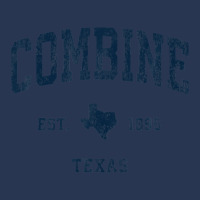 Combine Texas Tx Vintage Athletic Navy Sports Design Ladies Denim Jacket | Artistshot