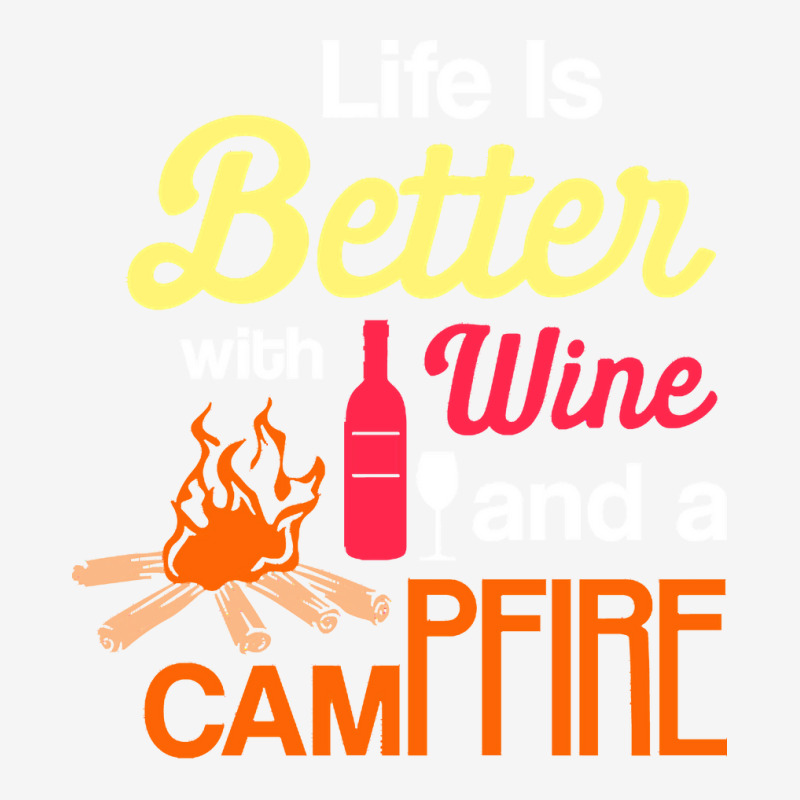 Camping T  Shirt Campfire And Wine T  Shirt Magic Mug | Artistshot