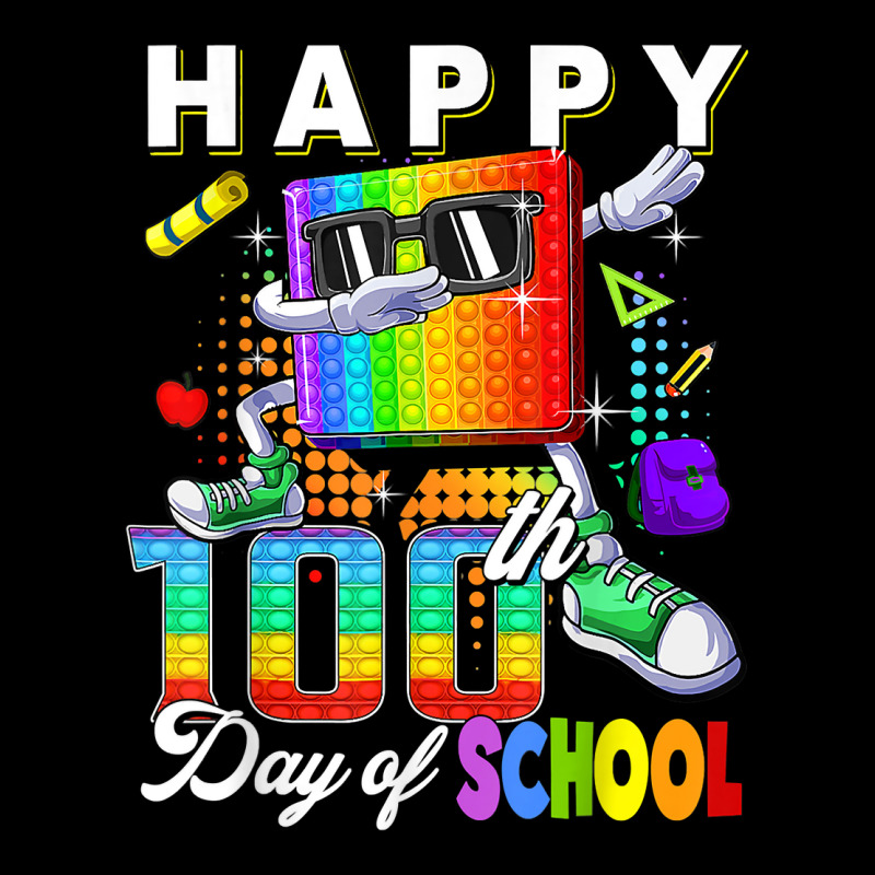 Happy 100 Days Of School And Still Poppin 100th Day Funny T Shirt Youth Jogger | Artistshot