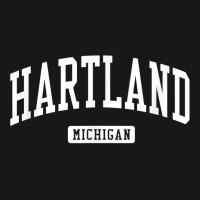 Hartland Michigan Mi Vintage Athletic Sports Design T Shirt Flannel Shirt | Artistshot