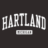 Hartland Michigan Mi Vintage Athletic Sports Design T Shirt Racerback Tank | Artistshot