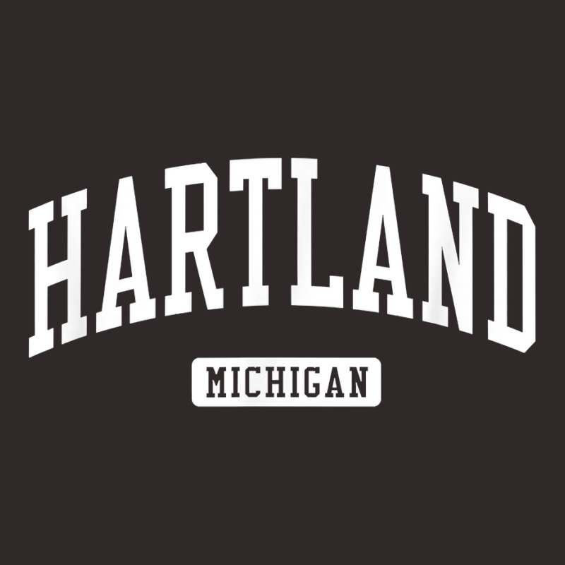 Hartland Michigan Mi Vintage Athletic Sports Design T Shirt Racerback Tank by barrydygertkkx | Artistshot