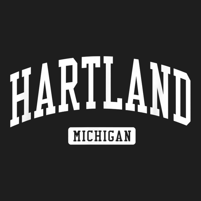 Hartland Michigan Mi Vintage Athletic Sports Design T Shirt Classic T-shirt by barrydygertkkx | Artistshot