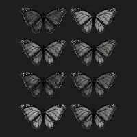 Trending Black And White Butterfly Collection Classic T-shirt | Artistshot