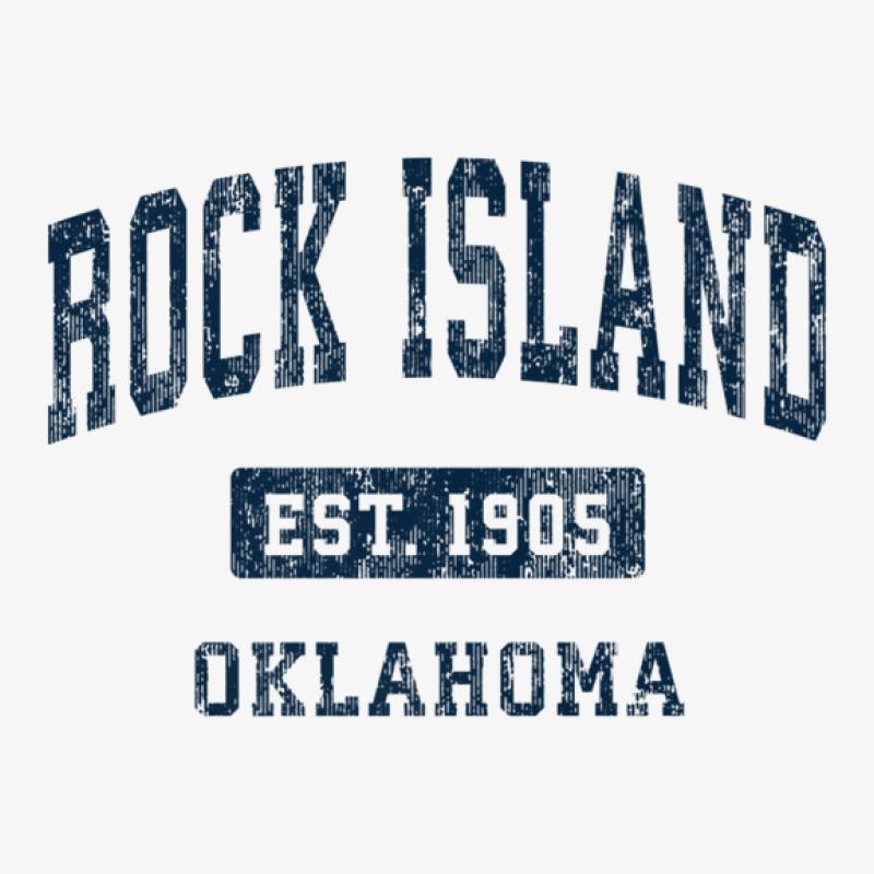 Rock Island Oklahoma Ok Vintage Athletic Sports Design Ladies Fitted T-Shirt by legatgzlezy | Artistshot