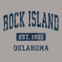 Rock Island Oklahoma Ok Vintage Athletic Sports Design Racerback Tank | Artistshot