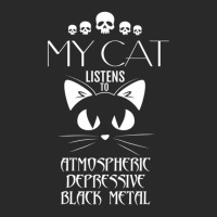 My Cat Listens To Atmospheric Depressive Black Metal Printed Hat | Artistshot