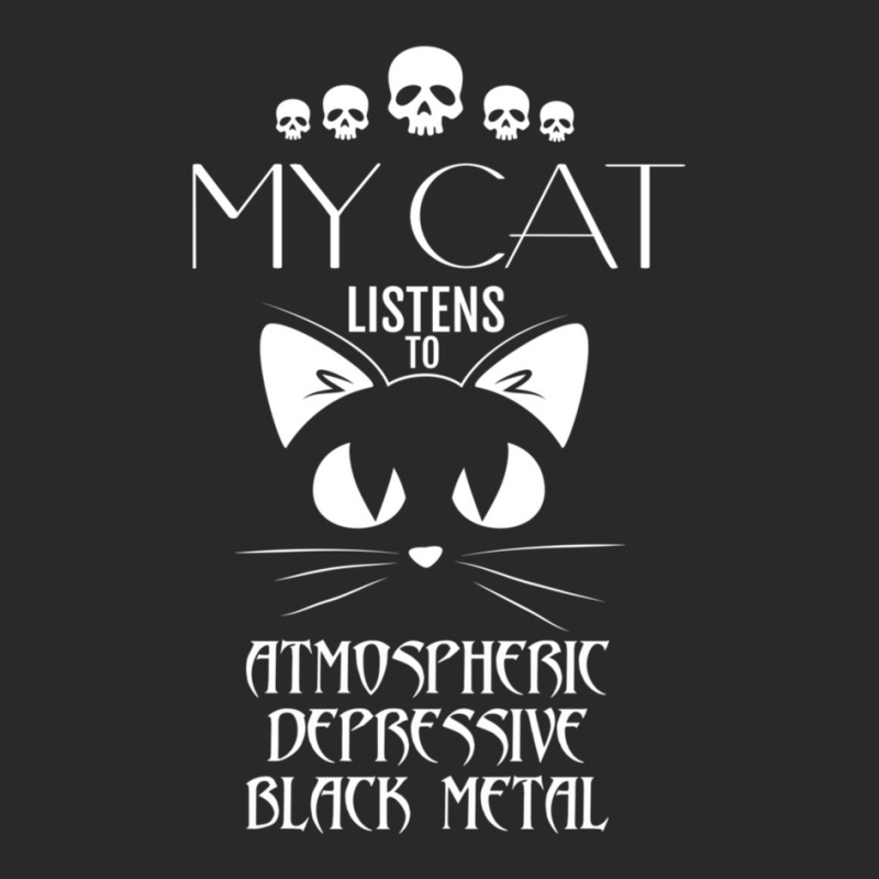 My Cat Listens To Atmospheric Depressive Black Metal Printed hat by MakaylaChristineSepich | Artistshot