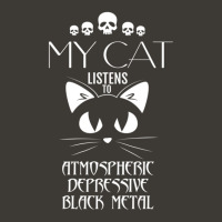 My Cat Listens To Atmospheric Depressive Black Metal Bucket Hat | Artistshot