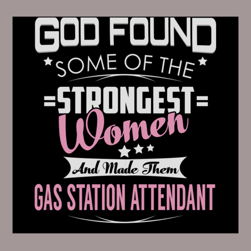 Gas Station Attendant Strongest Women Poster Green Vintage Hoodie by wusuaamorvinc | Artistshot