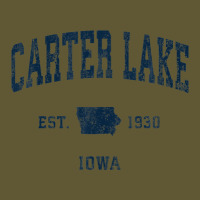 Carter Lake Iowa Ia Vintage Athletic Navy Sports Design Vintage Short | Artistshot