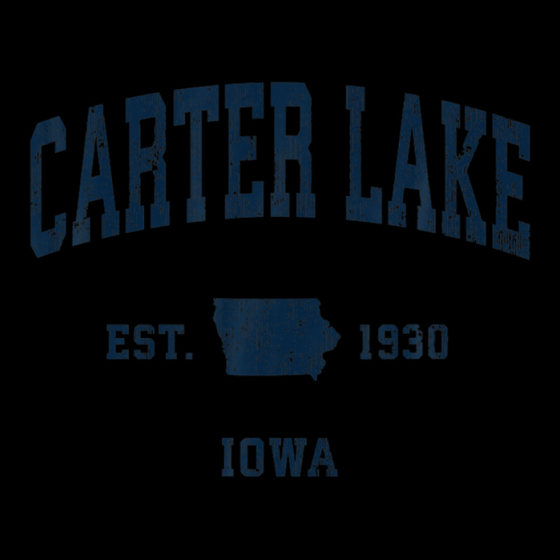 Carter Lake Iowa Ia Vintage Athletic Navy Sports Design Fleece Short by legatgzlezy | Artistshot