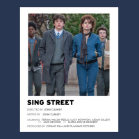 Sing Street Minimalist Poster Classic 70s Vintage Men Denim Jacket | Artistshot