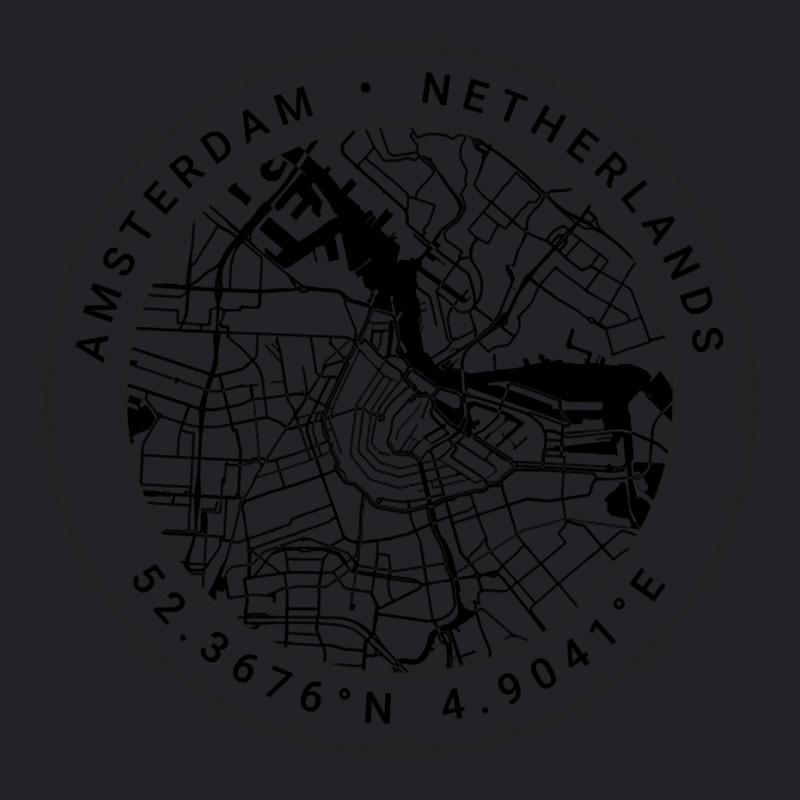 Trending Amsterdam Map Youth Tee by Inmamlil638 | Artistshot