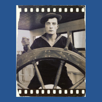 Buster Keaton  The Navigator  Film  D23 Classic  Yellow Green Ladies Fitted T-shirt | Artistshot