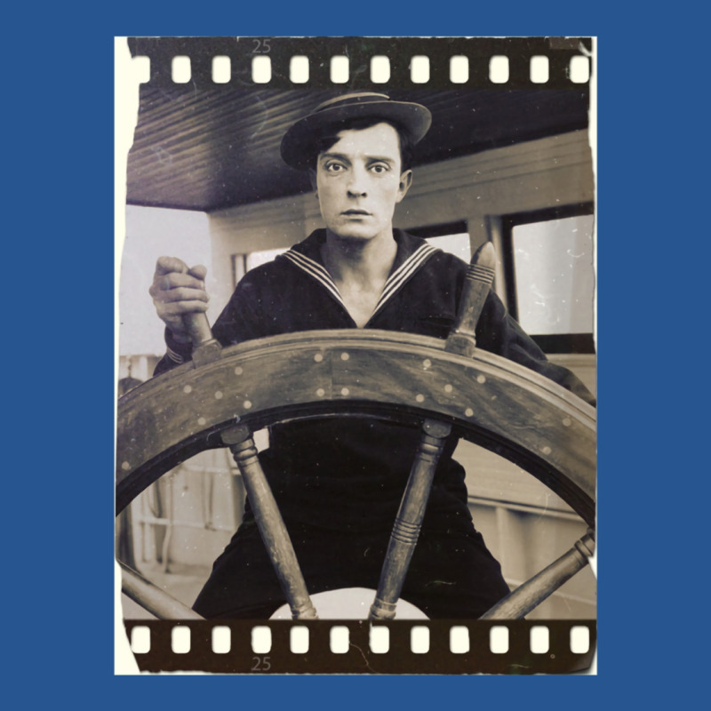 Buster Keaton  The Navigator  Film  D23 Classic  Yellow Green Ladies Fitted T-Shirt by jopiisaziaht | Artistshot