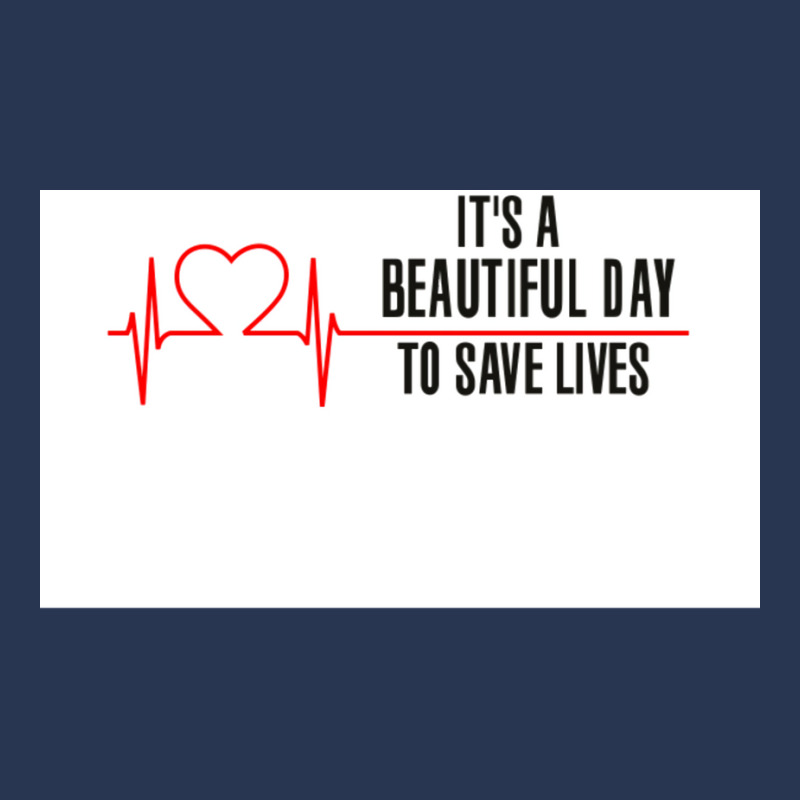 Itx27s A Beautiful Day To Save Lives Greyx27s Quote Sticker Sticker Gr Men Denim Jacket by wusuaamorvinc | Artistshot