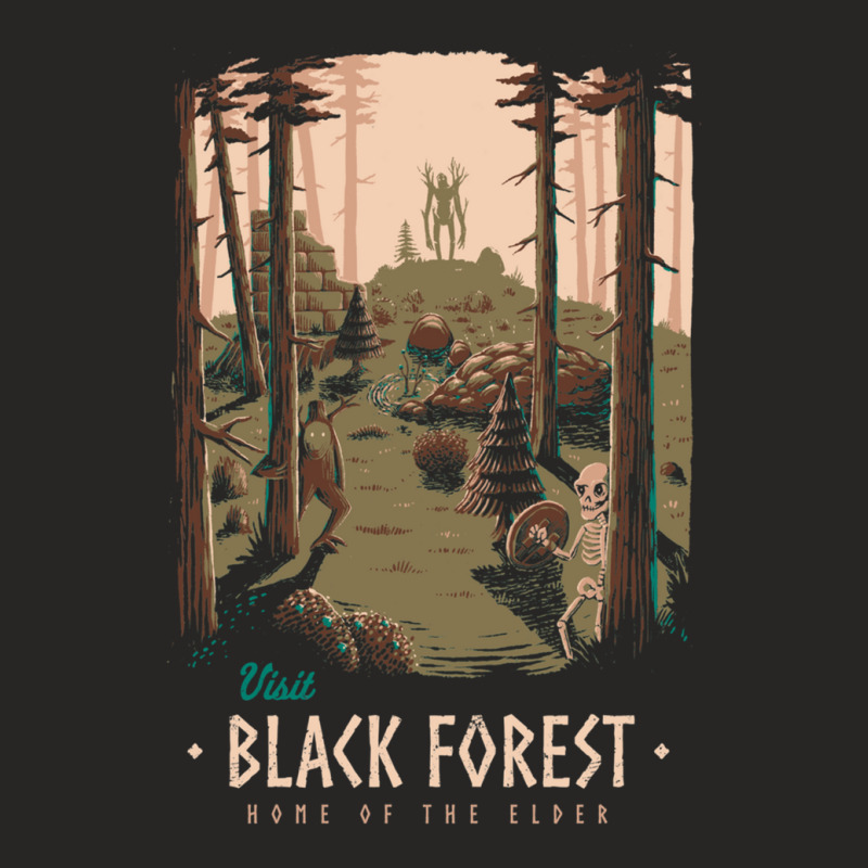 Black Forest Ladies Fitted T-Shirt by SallyThompson | Artistshot