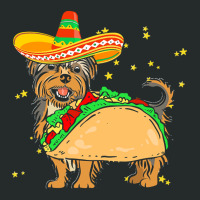 Cinco De Mayo T  Shirt Sombrero Yorkshire Terrier Dog Tacos Cinco De M Women's Triblend Scoop T-shirt | Artistshot